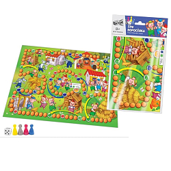 Бродилка в пакете "Три поросенка" А3 07111