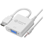 Кабель HDMI <--> VGA  0.25м Dream AD2 белый (171417)