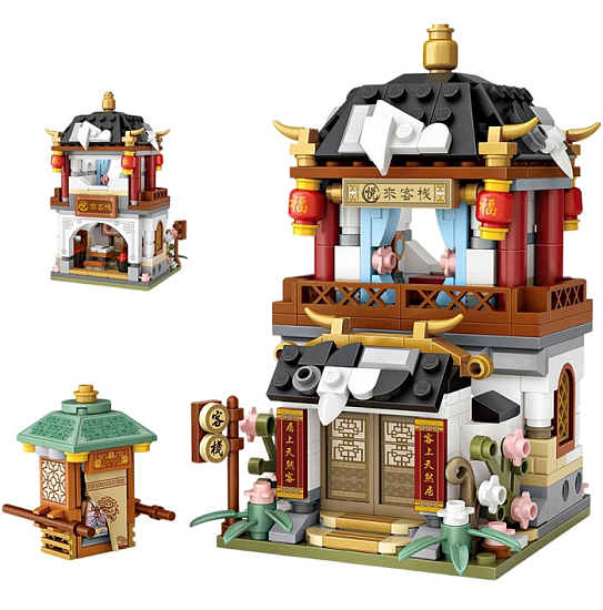 Конструктор LOZ 1743_MK "Китайская гостиница"