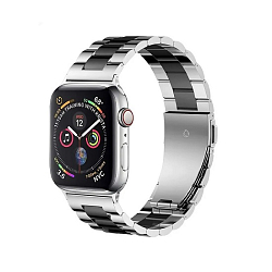Металлический ремешок ApW36 для Apple Watch 42/44/45/49 mm (silver/black)