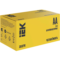 Элемент питания IEK LR06 Alkaline Optima Box-28 (28/672)
