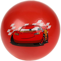 Мяч пвх 23 см тачки с наклейкой, в сетке ИГРАЕМ ВМЕСТЕ