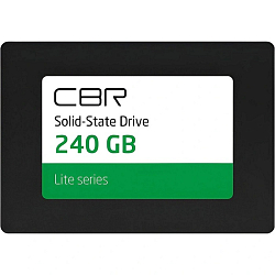 Накопитель SSD 2.5" 240Gb CBR Lite, SATA III, R/W 550/520 (SSD-240GB-2.5-LT22)