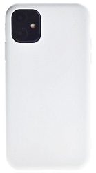 Задняя накладка SILICONE COVER Soft-touch для iPhone 12/12 Pro, белая
