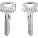 Заготовка ключа AP-2D_APK1_x_APE1_APEX4 под бронь толщина 2,0 Китай