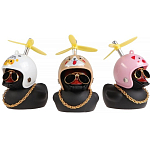 Утка с пропеллером, цвет черный, МИКС