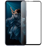 Противоударное стекло 9D NONAME для SAMSUNG Galaxy A72, черное, полный клей, в техпаке