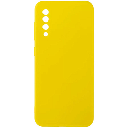Задняя накладка ZIBELINO Soft Matte для Samsung Galaxy A50/A50s/A30s (A505/A507/A307) (желтый) с микрофиброй