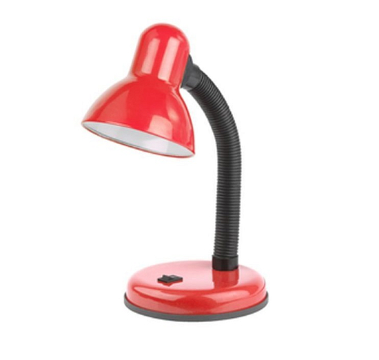 Светильник настольный ЭРА N-120-E27-40W-R красный