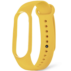 Силиконовый ремешок NONAME для Xiaomi Mi Band 5 Yellow