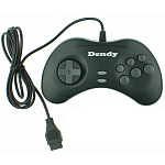 Джойстик 8-bit Dendy Controller Black (квадратные) 9р узкий разъем
