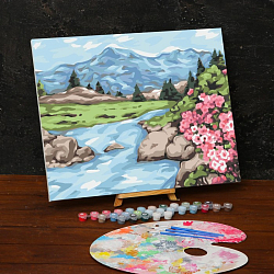 Картина по номерам на холсте с подрамником «Сила гор» 40х50 см