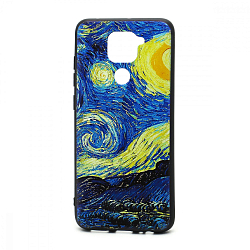 Силиконовый чехол EDIVIA 3D Print для Xiaomi Redmi Note 9 (020)