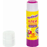 Клей-карандаш цветной "Юнландик и хамелеон", 15 г, обесцвечивающийся после высыхания УТМ01493139