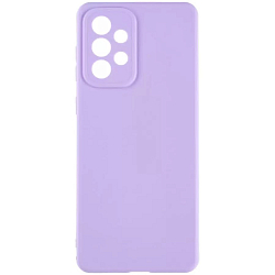 Задняя накладка ZIBELINO Soft Matte для Samsung Galaxyv A73 5G (A736) (сиреневый) защита камеры