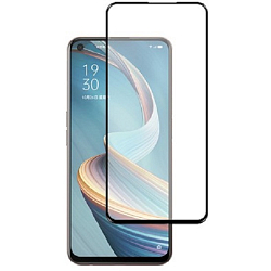 Противоударное стекло 5D ZIBELINO для Realme GT/GT ME (6.43'') черное