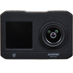 Экшн-камера DIGMA DiCam 420 4K, W-Fi, черная