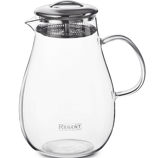 Кувшин 1,8л с фильтр-пробкой REGENT Linea FRANCO