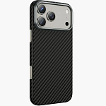 Задняя накладка KEEPHONE KEVILAR DIAGO MAGSAFE CASE для iPhone 17 PRO (BLACK)