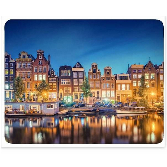 Коврик BURO BU-M10034 рисунок/амстердам