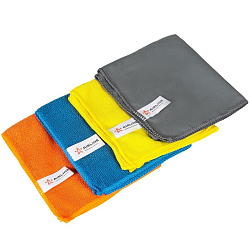 Набор салфеток из микрофибры Airline «Рулончики», 20×20 см, 4 шт.