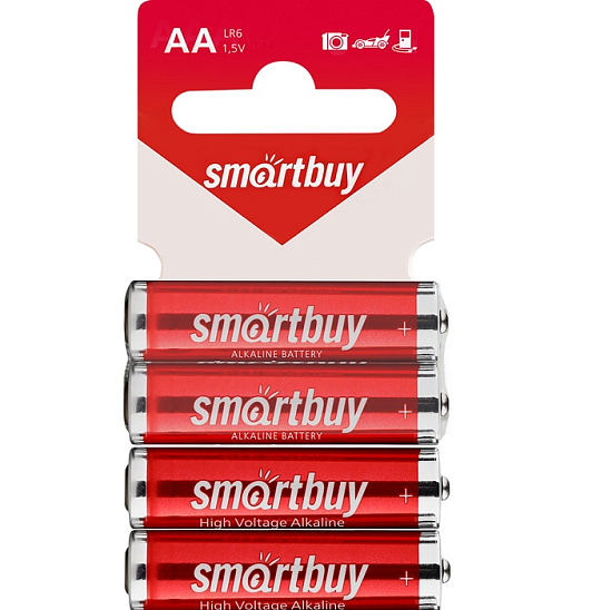 Элемент питания SMARTBUY LR06 4SB (60/720) (SBBA-2A04SB)