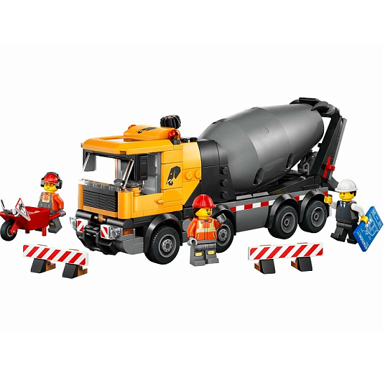 Конструктор LEGO City 60478 Бетономешалка