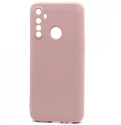 Силиконовый чехол SILICONE CASE NEW ERA для Realme 5/C3 светло розовый