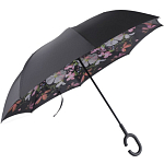 Зонт - наоборот «Цветы», механический, 8 спиц, R = 53/60 см, D = 120 см, цвет МИКС