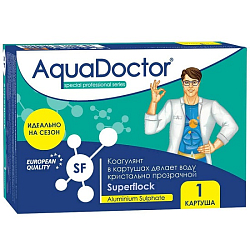 AQ30557, AquaDoctor, SuperFlock, 0,125 кг, коагулянт длительного действ