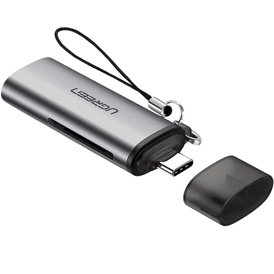 Кардридер UGREEN CM184 (50704) серый
