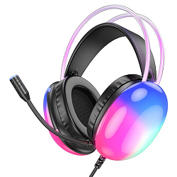 Наушники HOCO W109, Plus, черный, USB