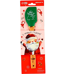 Подарочный набор «С Новым Годом», 2 предмета: лопатка, форма для печенья 10421806