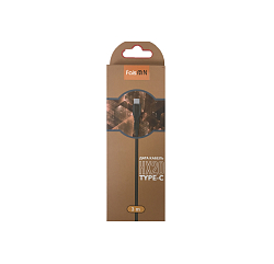 Кабель USB <--> Type-C  3.0м FAISON HX20 чёрный