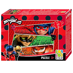 Пазл 54 "Леди Баг и Супер-Кот" (ZAGTOON – METHOD)