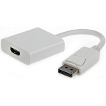 Переходник DisplayPort <--> HDMI Cablexpert черный (A-DPM-HDMIF-002-W)