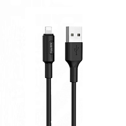 Кабель USB <--> Lightning  1.0м FAISON HX25 CAST чёрный