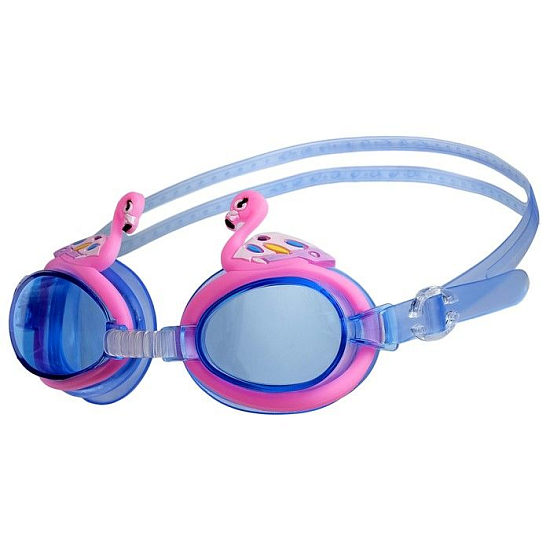 Очки для плавания «Фламинго», детские, цвета МИКС