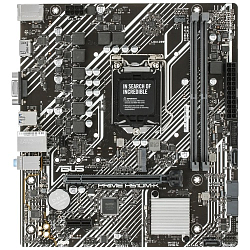 Материнская плата ASUS PRIME H510M-K, LGA1200, H510, 2*DDR4, D-Sub + HDMI, SATA3, Audio, Gb LAN, USB 3.2, USB 2.0, COM*1 header (w/o cable),mATX ; 90M