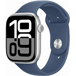 Часы Apple Watch Series 10 GPS, 42 мм,Silver , Sport Band