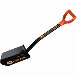 Лопата автомобильная FINLAND 2307, 200х260х900 мм, цельнометаллическая