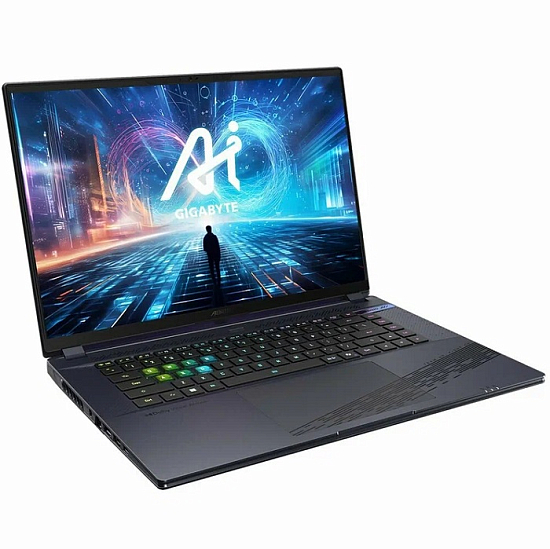 Ноутбук игровой 16" Gigabyte Aorus 16X 9KG (Intel Core i7-13650HX/ 16 ГБ/ SSD 1ТБ/ RTX 4060/ DOS) (9KG-43KZC54SD), серый