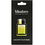 Ароматизатор MIODORE - Egoiste platinum (подвесной картонный)