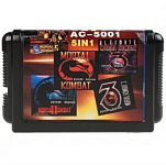 Картридж SEGA 5in1 AC5001(MK,2,3,3Ult,5) (рус)