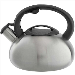 Чайник со свистком Webber BE-0599 из нержавеющей стали сатин, 2,5 л
