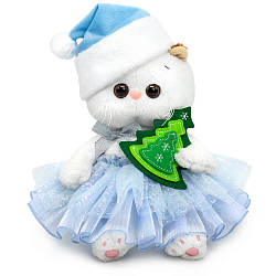 Мягкая игрушка Кошечка Ли-Ли BABY в новогоднем костюмчике , 20 см ( LB-151)