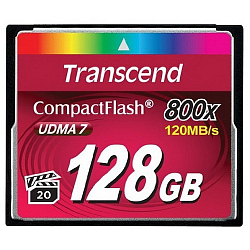 Compact Flash 128Gb Transcend 800x
