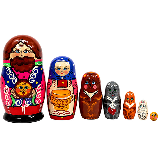 Матрешка "Колобок" 7 перс. УТМ01521374