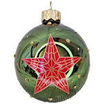 Шар "Кремлевская звезда", 65мм, в подарочной упаковке КУ-65-244154