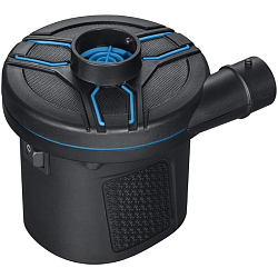 Насос электрический 4.8В на аккумуляторах , 565 л/мин, USB провод, 3 насадки BESTWAY 62260